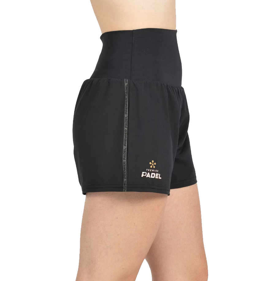 Bullpadel Women's Pitan Premier Padel Shorts Black