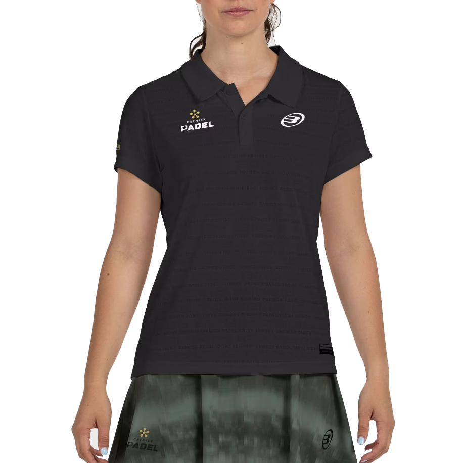 Bullpadel Women's Payerne Premier Padel Polo Black
