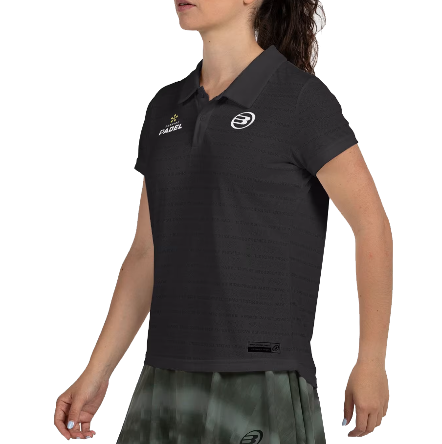 Bullpadel Women's Payerne Premier Padel Polo Black