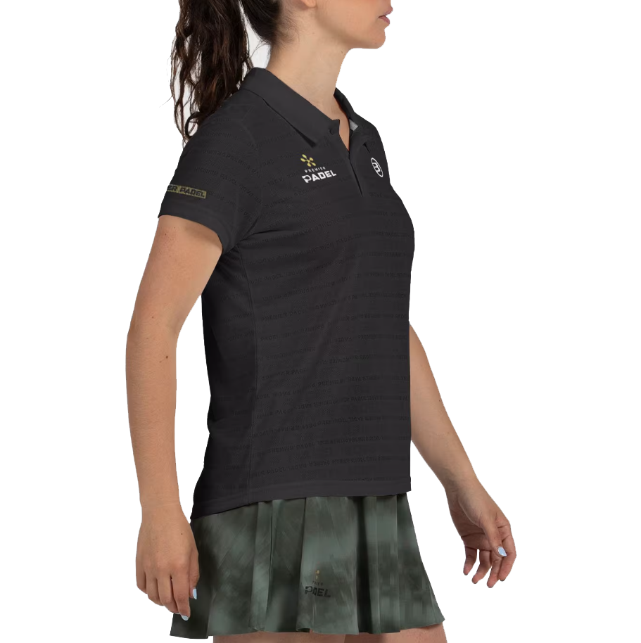 Bullpadel Women's Payerne Premier Padel Polo Black