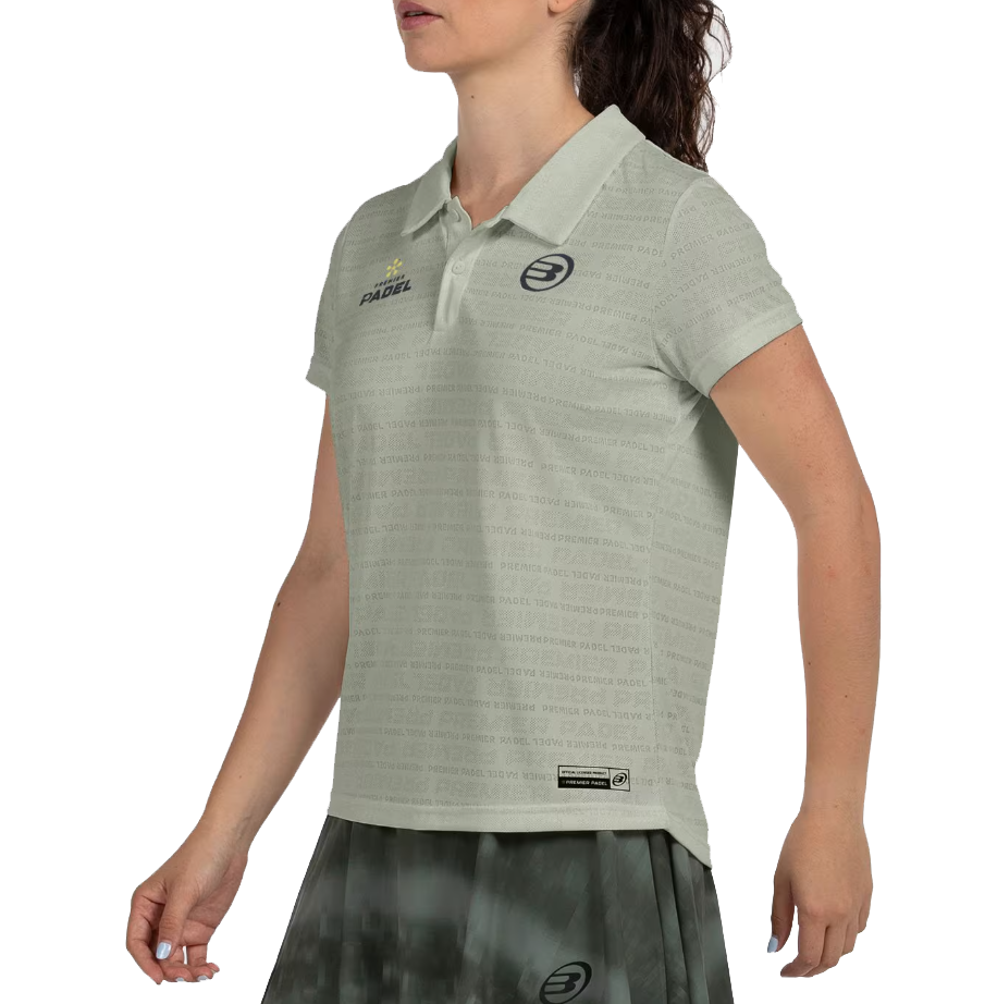 Bullpadel Women's Payerne Premier Padel Polo Eucalyptus