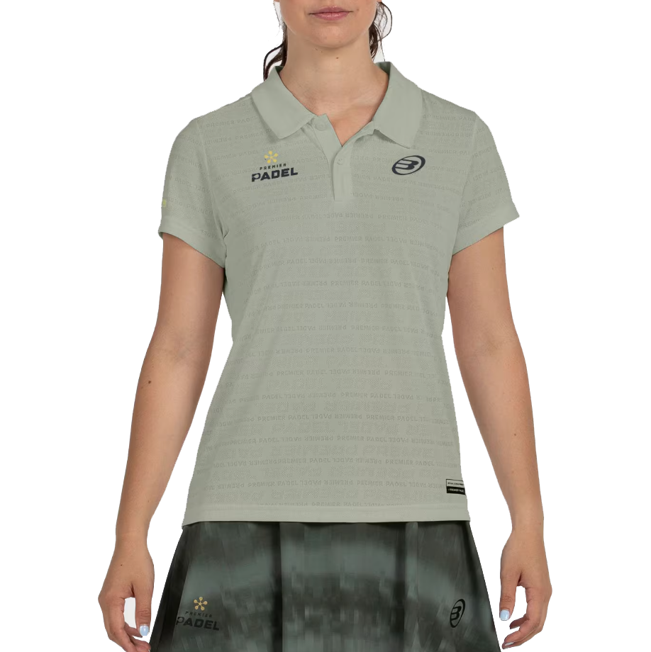 Bullpadel Women's Payerne Premier Padel Polo Eucalyptus