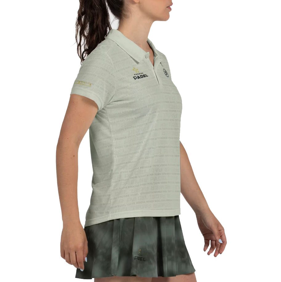 Bullpadel Women's Payerne Premier Padel Polo Eucalyptus