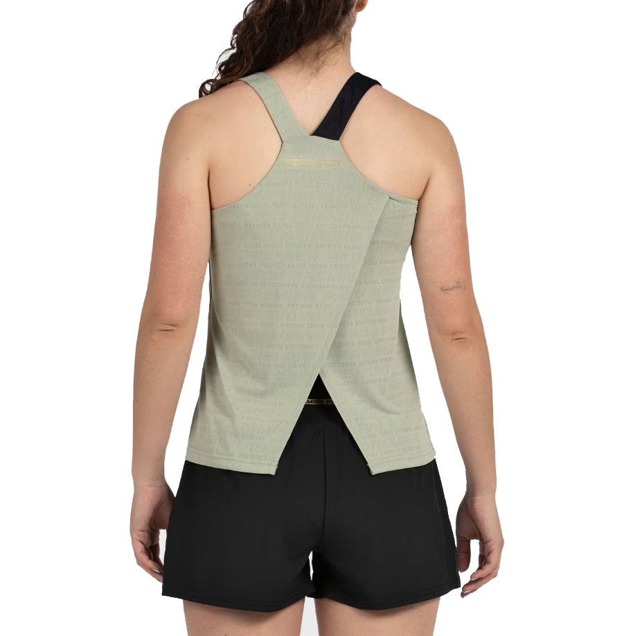 Bullpadel Women's Piura Premier Padel Tank Top Eucalyptus