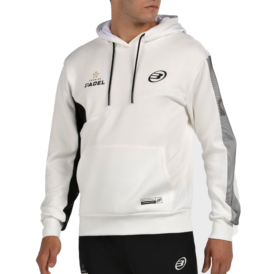 Bullpadel Men's Palmiro Premier Padel Sweatshirt Ecru