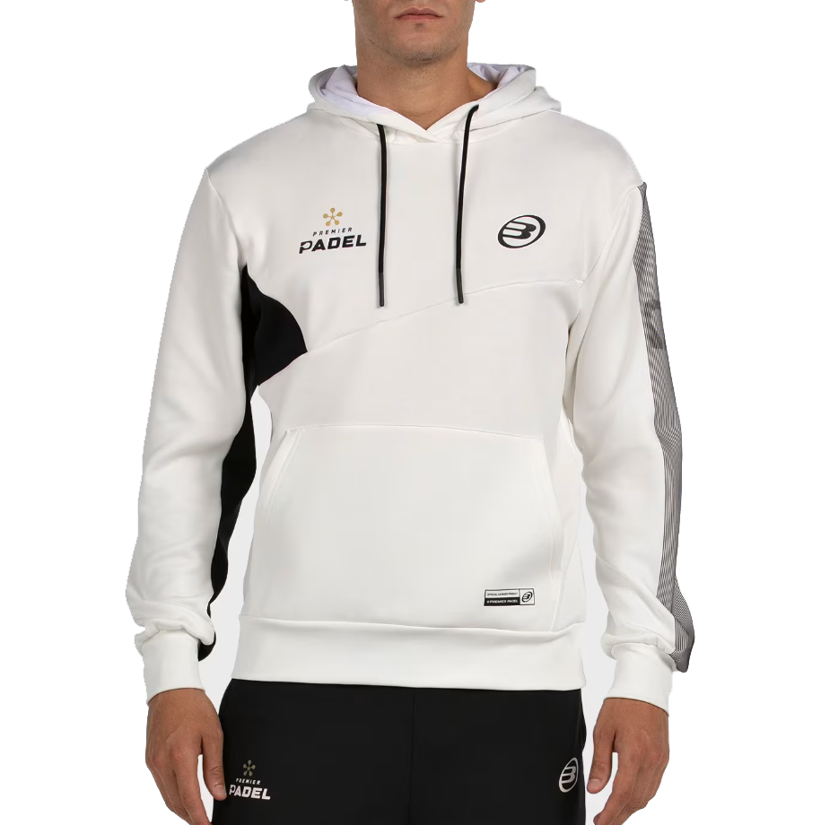 Bullpadel Men's Palmiro Premier Padel Sweatshirt Ecru