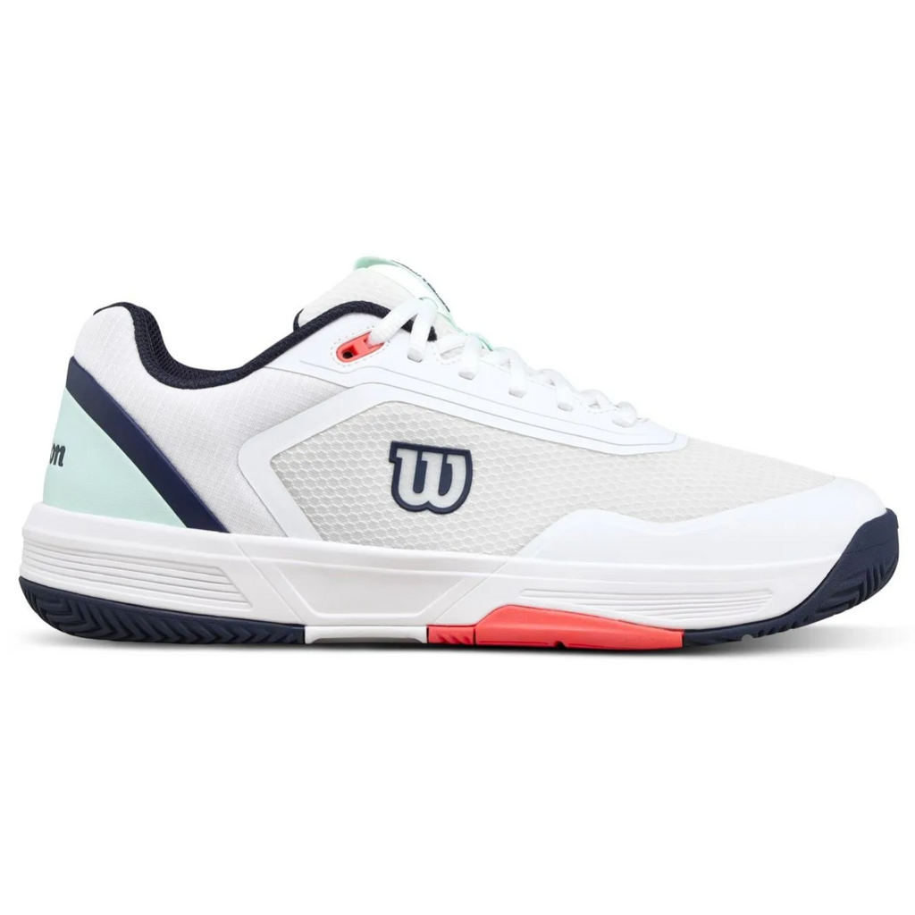Wilson Men's Courtglide Padel Shoes White Bay Coral