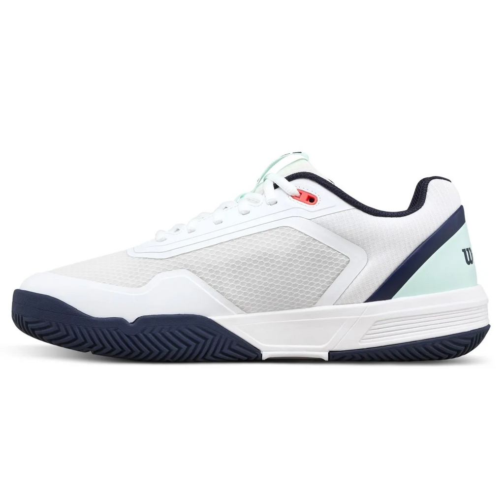 Wilson Men's Courtglide Padel Shoes White Bay Coral