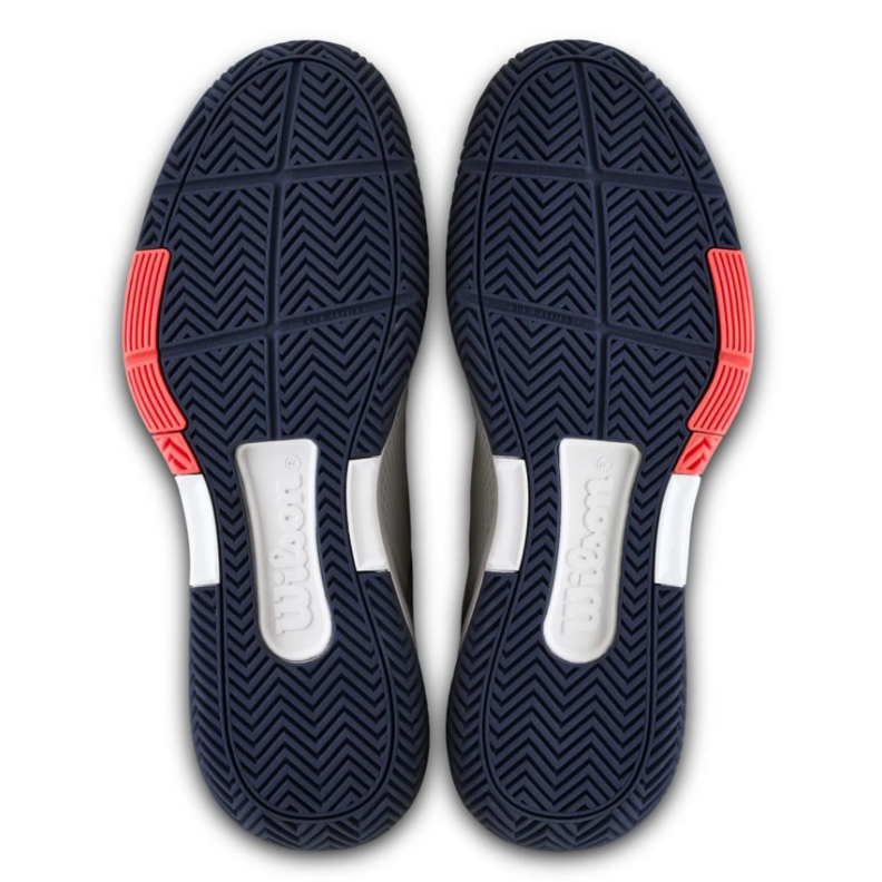 Wilson Men's Courtglide Padel Shoes White Bay Coral