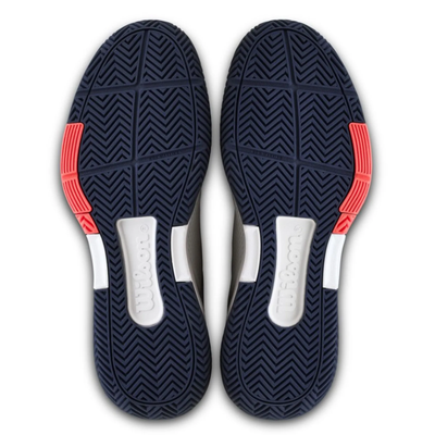 Wilson Men's Courtglide Padel Shoes White Bay Coral