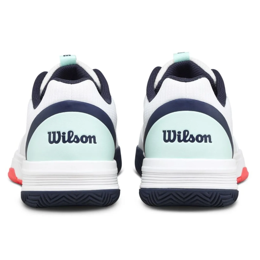 Wilson Men's Courtglide Padel Shoes White Bay Coral