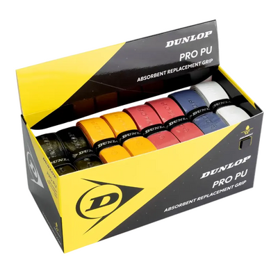 Dunlop Pro Pu Absorbent Replacement Grip X 24 Assorted
