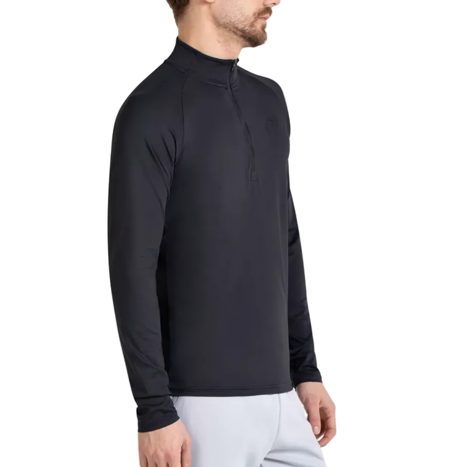 Bullpadel Men's Bisol Quarter Zip Longsleeve Top Black