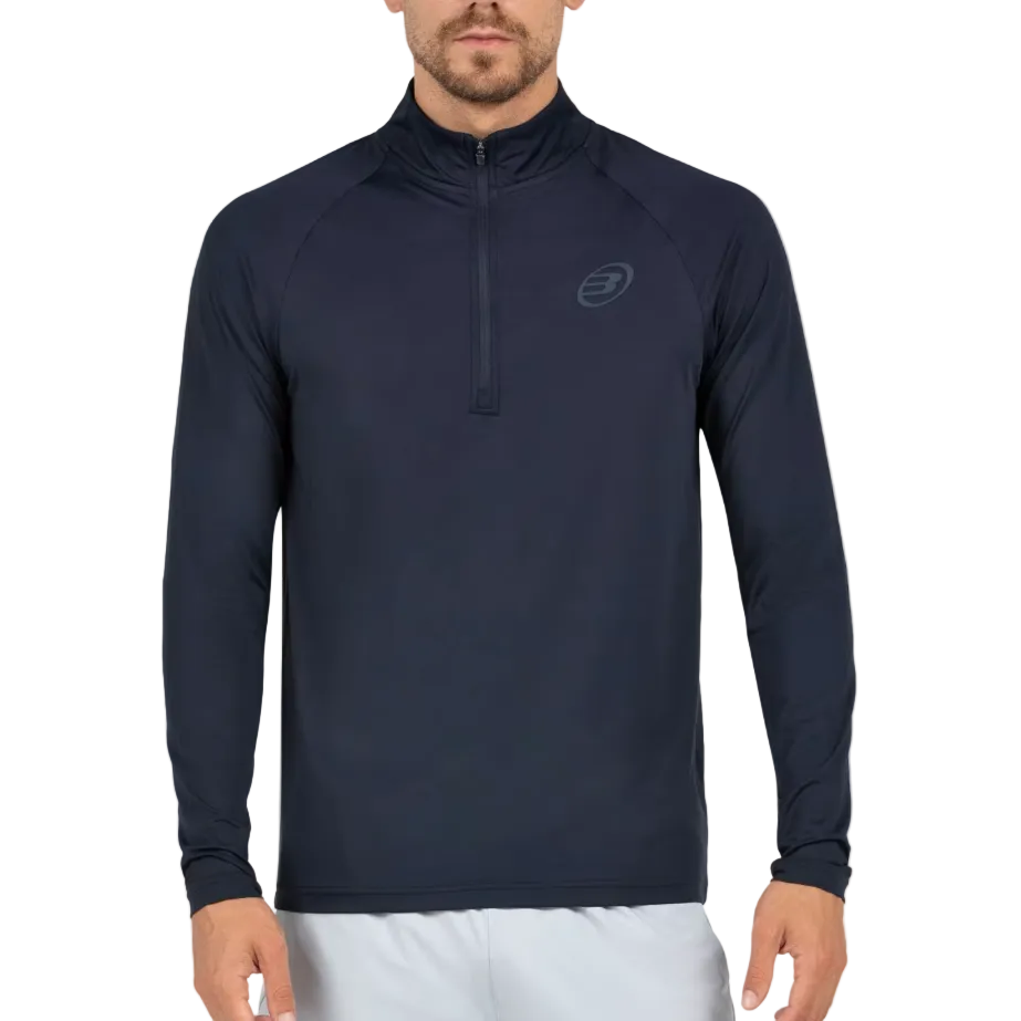 Bullpadel Men's Bisol Quarter Zip Longsleeve Top Navy