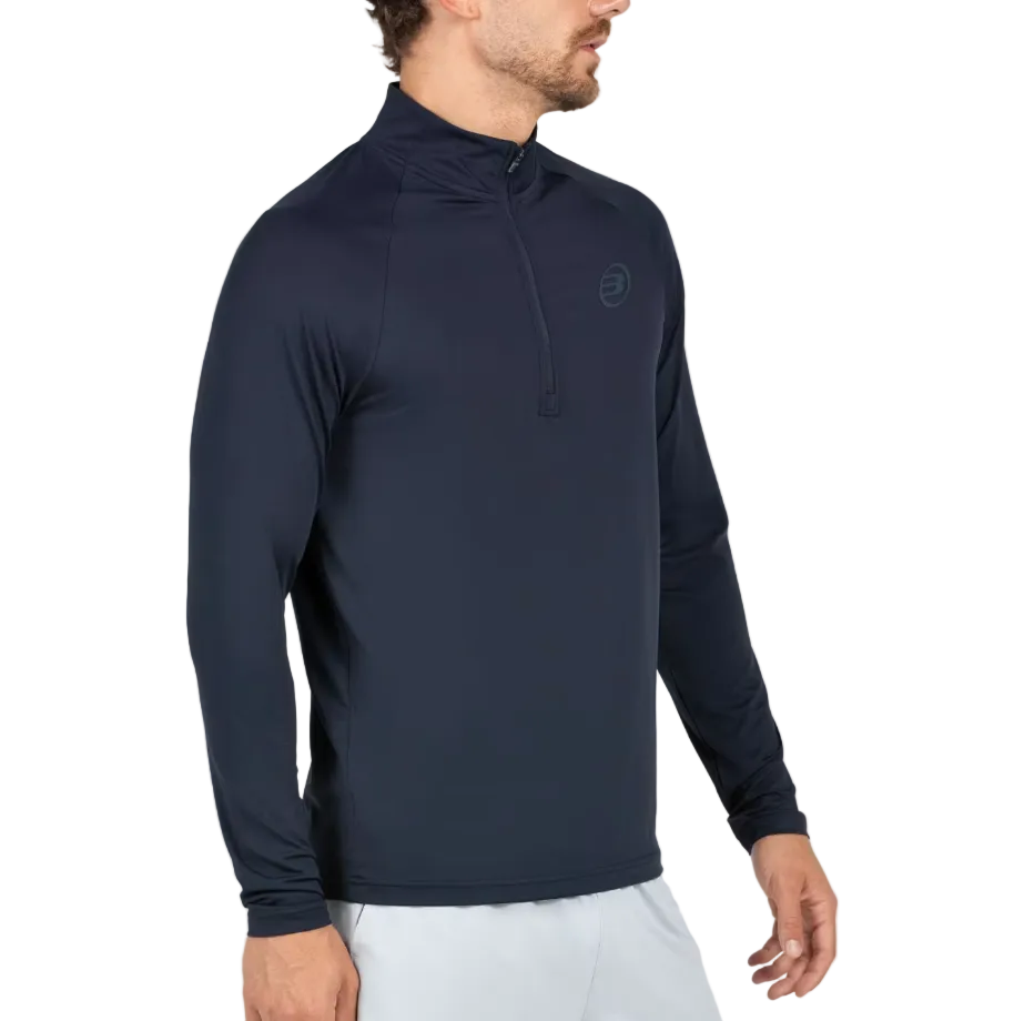 Bullpadel Men's Bisol Quarter Zip Longsleeve Top Navy