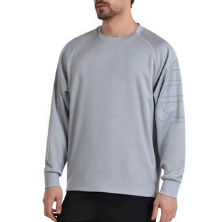 Bullpadel Men's Esna Longsleeve Top Light Grey