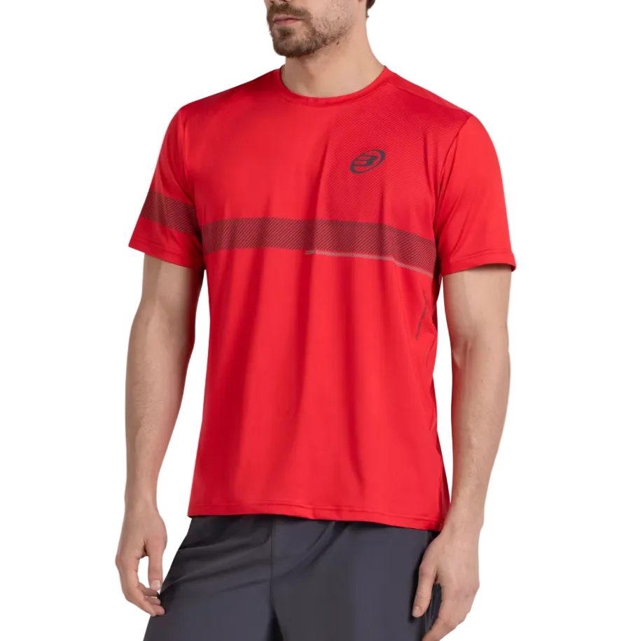 Bullpadel Men's Milon T-Shirt Lava