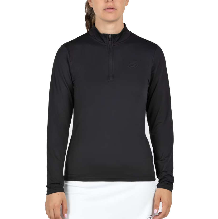Bullpadel Women's Becal Quarter Zip Top Black