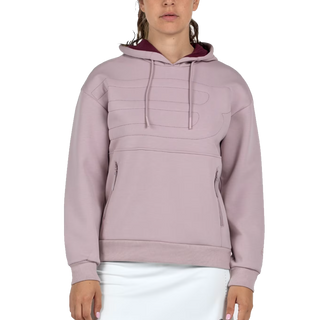 Bullpadel Women's Eolia Hoodie Pink Shadow