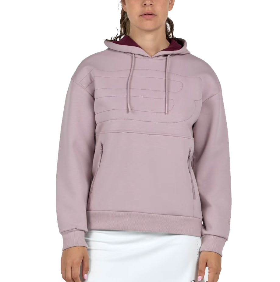 Bullpadel Women's Eolia Hoodie Pink Shadow