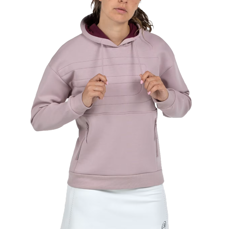 Bullpadel Women's Eolia Hoodie Pink Shadow