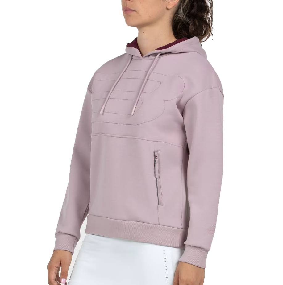 Bullpadel Women's Eolia Hoodie Pink Shadow