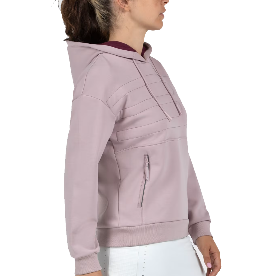 Bullpadel Women's Eolia Hoodie Pink Shadow