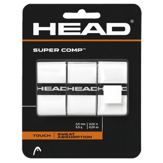 HEAD Super Comp Overgrip - 3 Pack White