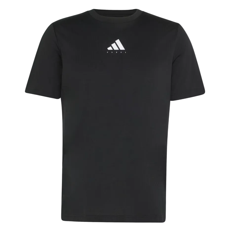 Adidas Men's Padel Category Graphic T-Shirt Black