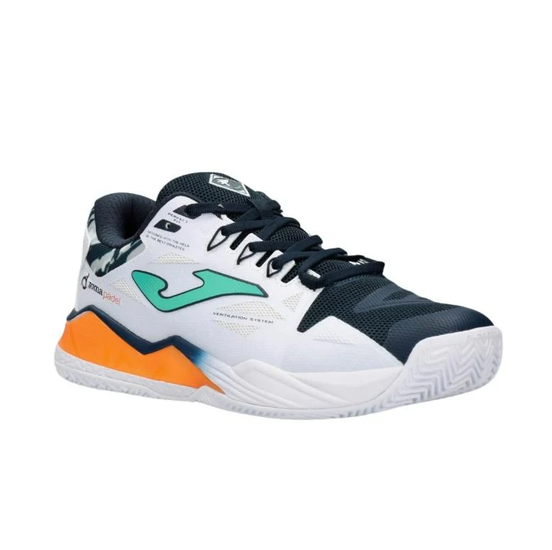 Joma Men's Spin 26 Padel Shoes White Blue