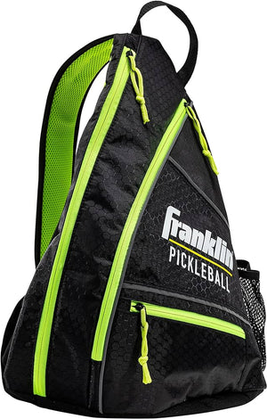 Franklin Pickleball Sling Bag - Black Optic Green