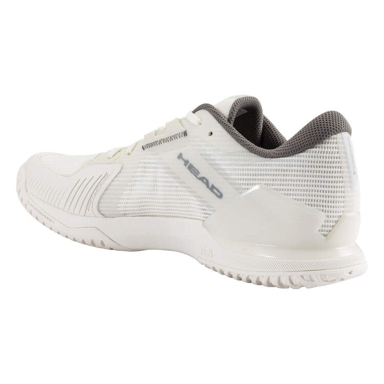 HEAD Men's Sprint Pro 4.0 Tennis Shoes Chalk White Dark Grey