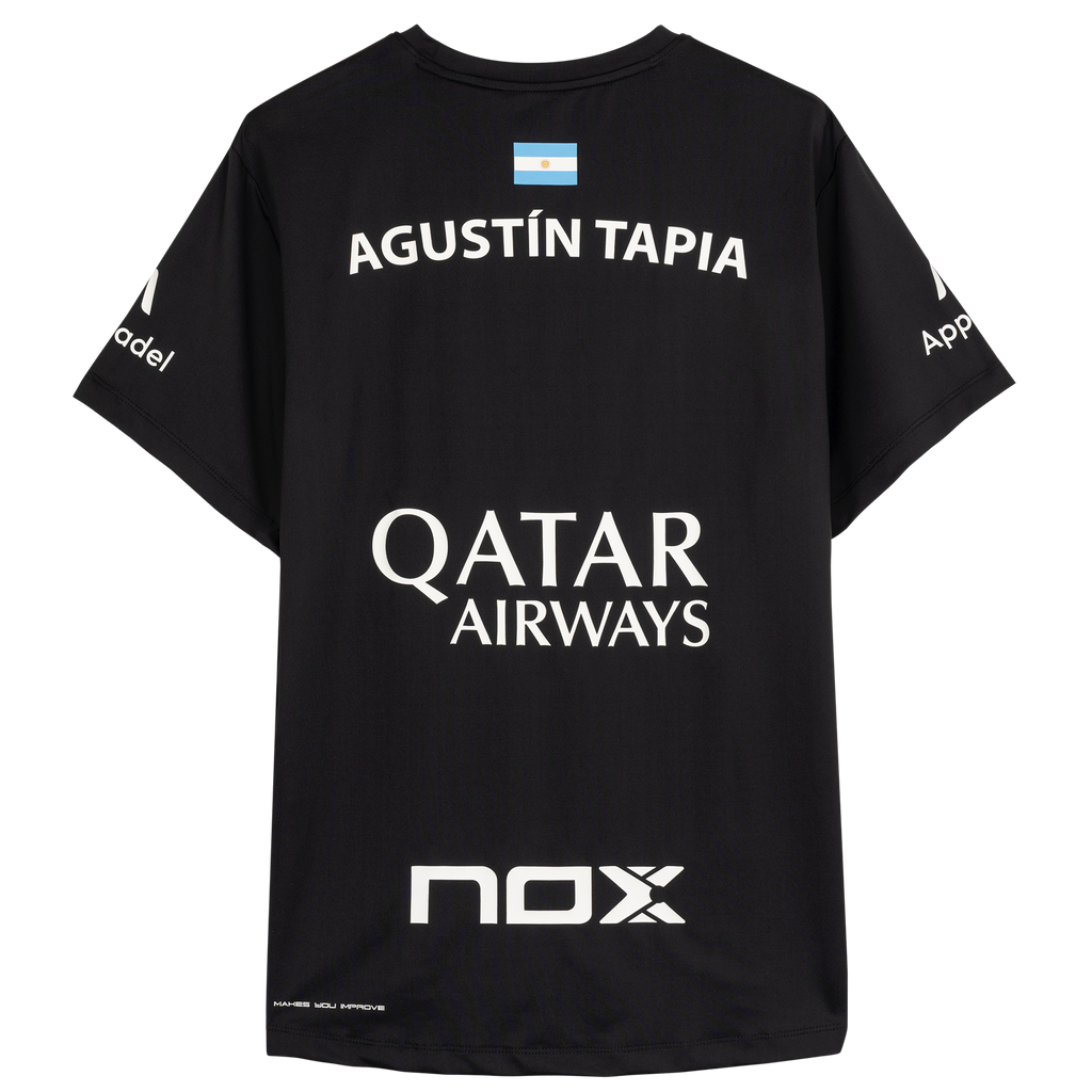 Nox Men's Agustin Tapia AT10 Sponsor T-Shirt Black