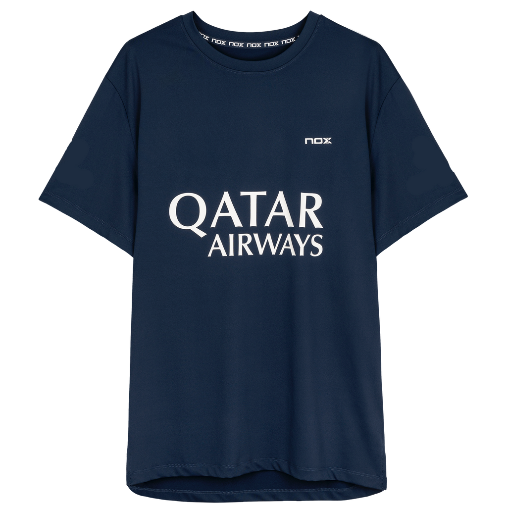 Nox Men's Agustin Tapia AT10 Sponsor T-Shirt Dark Blue