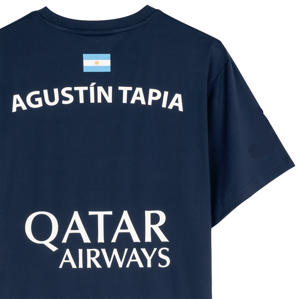 Nox Men's Agustin Tapia AT10 Sponsor T-Shirt Dark Blue