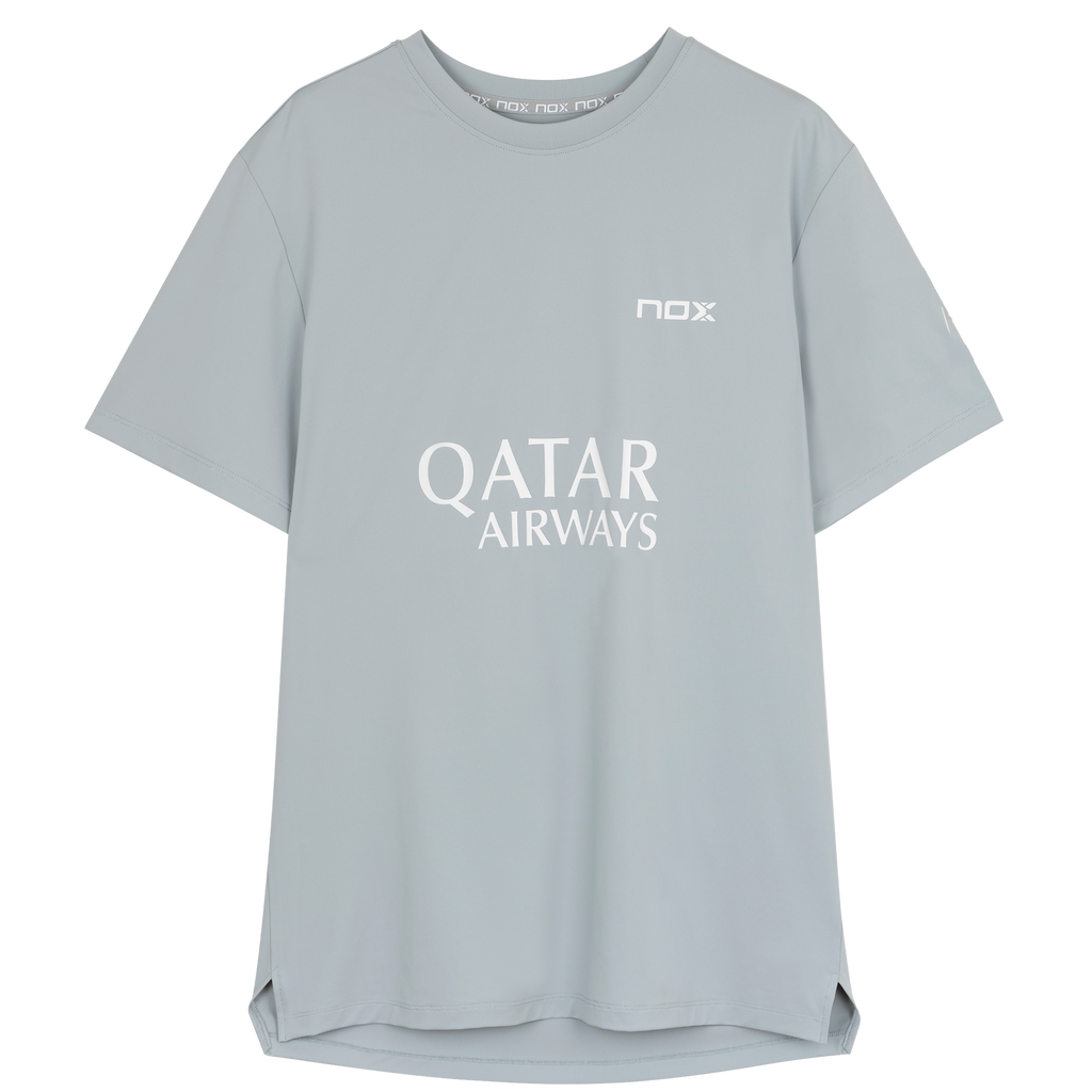 Nox Men's Agustin Tapia AT10 Sponsor T-Shirt Grey