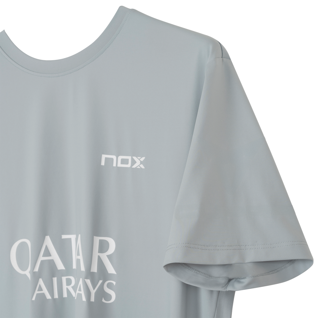 Nox Men's Agustin Tapia AT10 Sponsor T-Shirt Grey