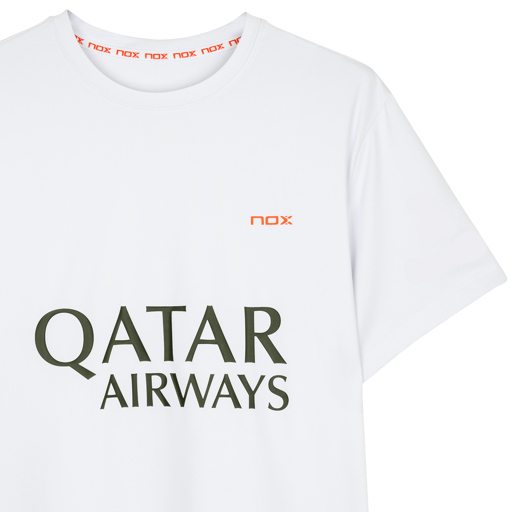 Nox Men's Agustin Tapia AT10 Sponsor T-Shirt White