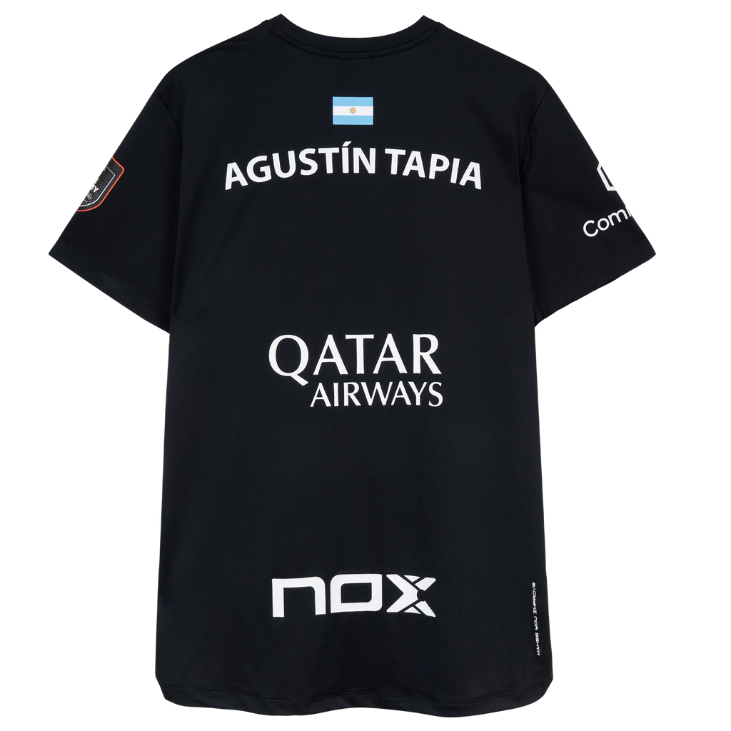Nox Men's Agustin Tapia AT10 Sponsor T-Shirt Black