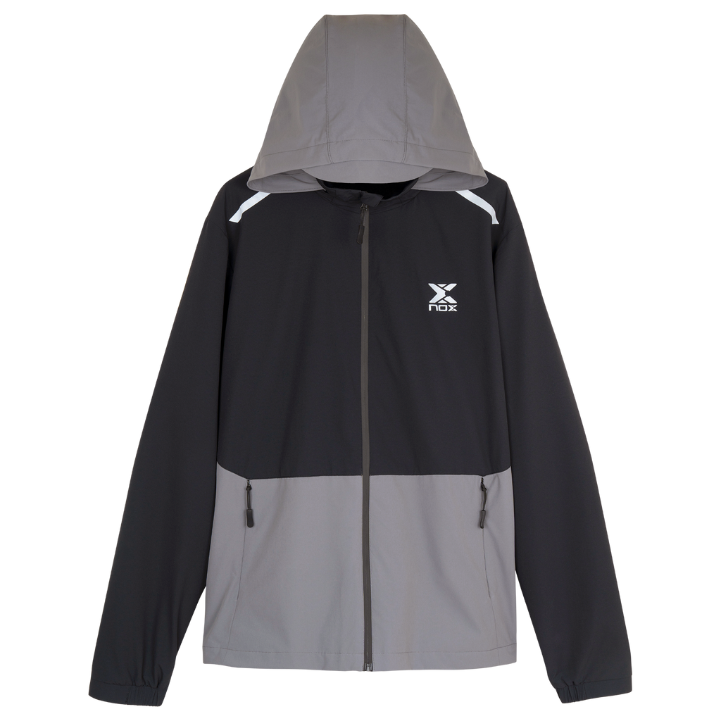 Nox Men's Team Windbreaker Black Grey