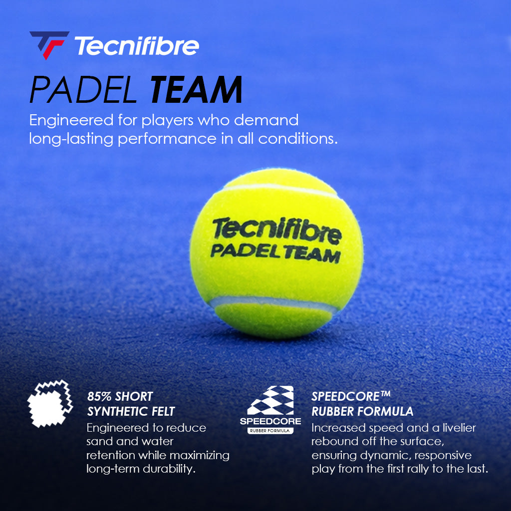 Tecnifibre Team Padel Ball - 3 Ball Can
