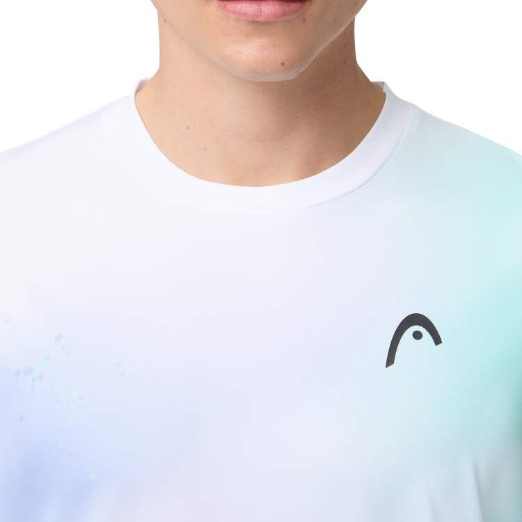 Head Men's Topspin T-Shirt Turquoise Print Vision