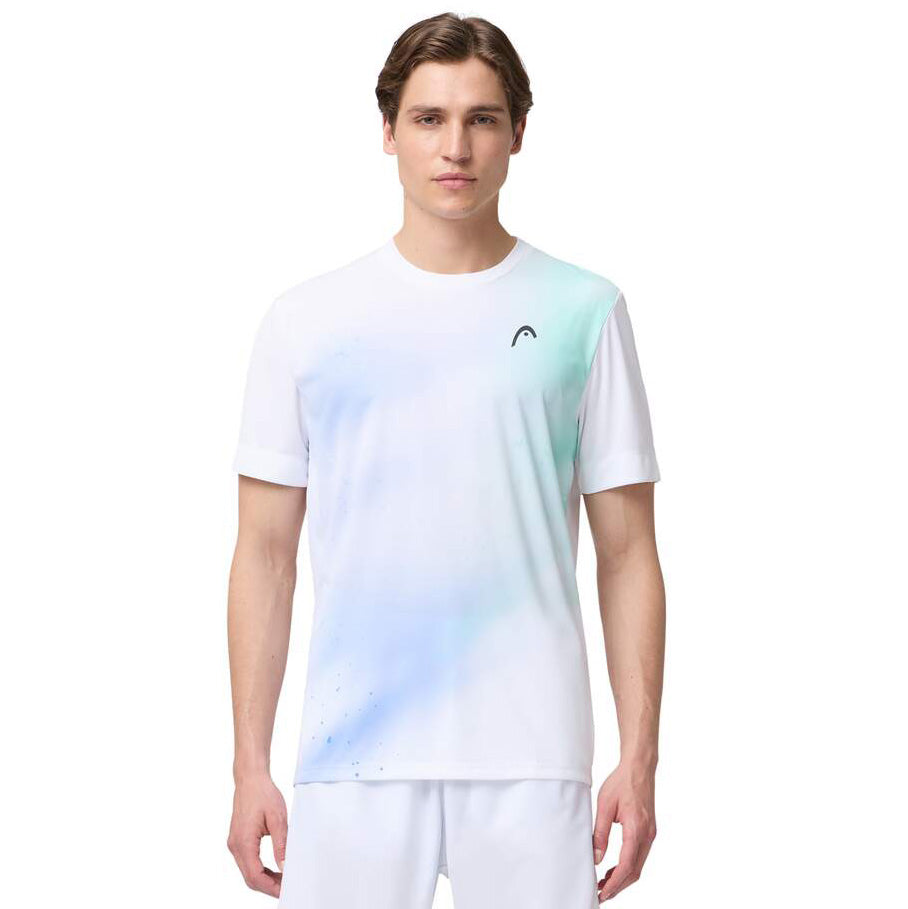 Head Men's Topspin T-Shirt Turquoise Print Vision