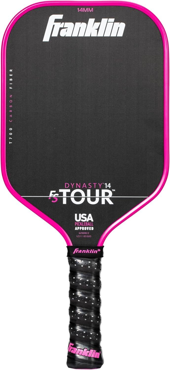 Franklin FS Tour Dynasty 14mm Pickleball Paddle Pink