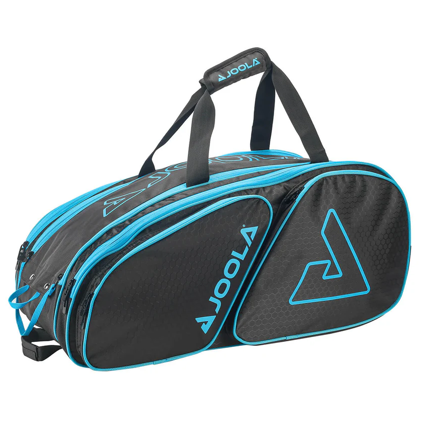 Joola Tour Elite Pickleball Bag Black Light Blue