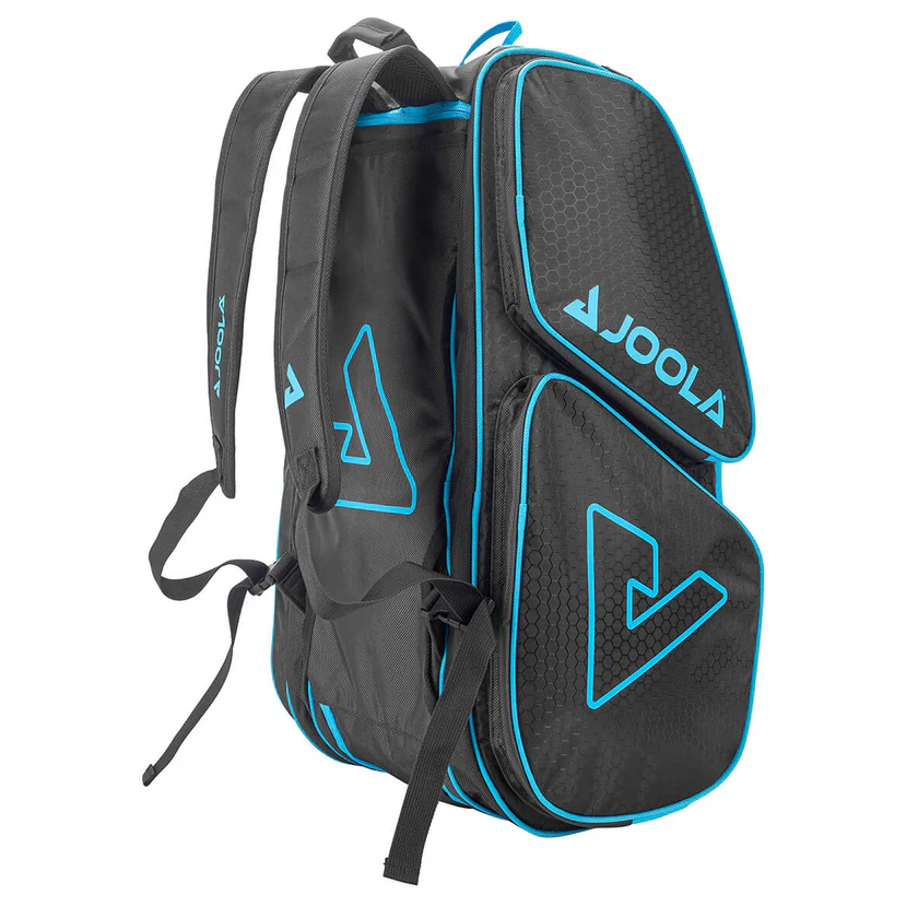 Joola Tour Elite Pickleball Bag Black Light Blue