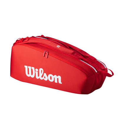 Wilson Super Tour 6 Racket Bag 2025 Red