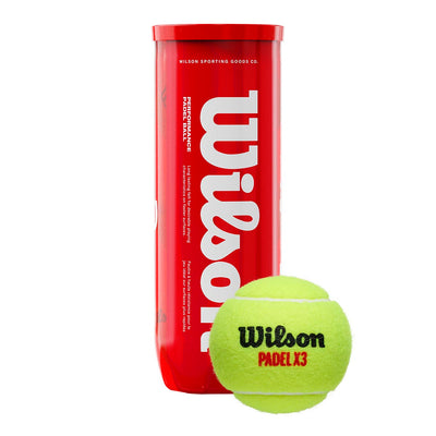 Wilson X3 Padel Ball - 3 Ball Tube
