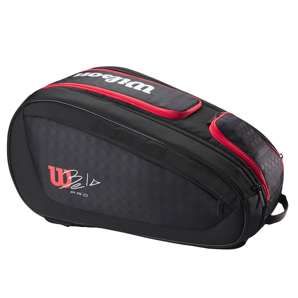 Wilson Bela V3 Padel Racket Bag Black Red – PDHSports