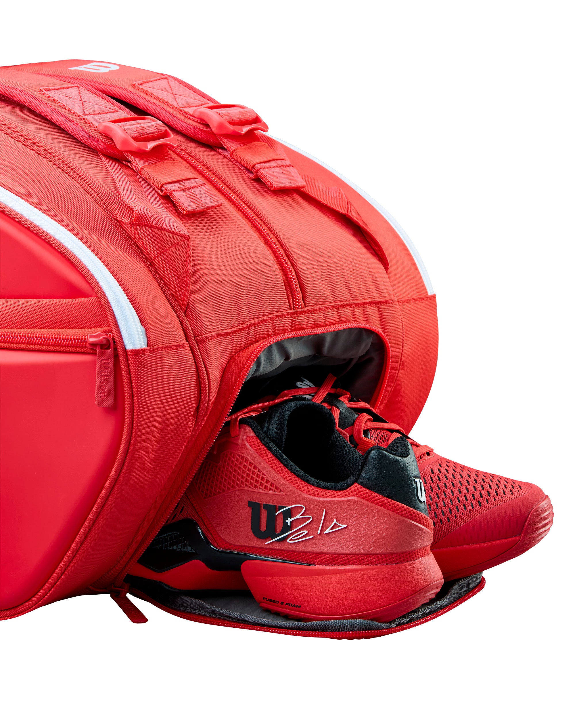 Wilson Super Tour Padel Racket Bag 2026 Red – PDHSports